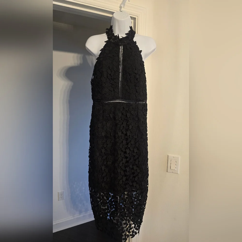 Bardot Gemma Halter Cocktail Dress Size 10 - Picture 4 of 7